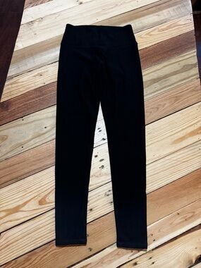 Orvis black fleece lined leggings